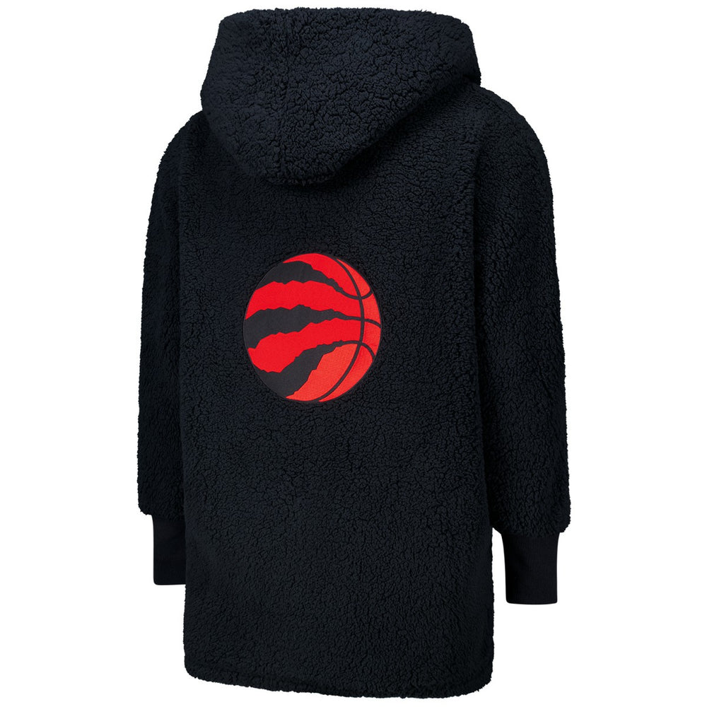 The Best Lounger in the World By Jill Martin Toronto Raptors Unisex Black Oversized Open-Front Hoodie Sweater sale Online