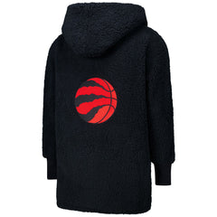The Best Lounger in the World By Jill Martin Toronto Raptors Unisex Black Oversized Open-Front Hoodie Sweater sale Online