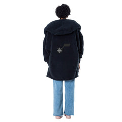 The Best Lounger in the World By Jill Martin Utah Jazz Unisex Black Oversized Open-Front Hoodie Sweater shop New