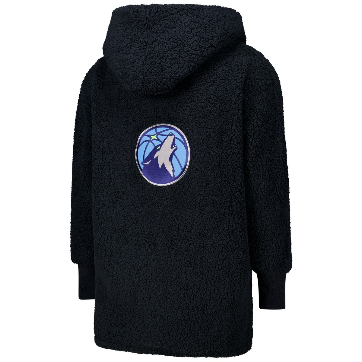 The Best Lounger in the World By Jill Martin Minnesota Timberwolves Unisex Navy Oversized Open-Front Hoodie Sweater discount Discount