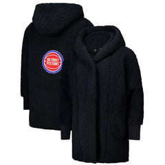 The Best Lounger in the World By Jill Martin Detroit Pistons Unisex Black Oversized Open-Front Hoodie Sweater cheap Online