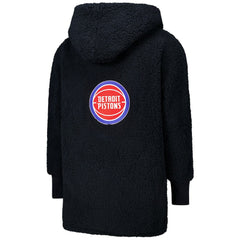 The Best Lounger in the World By Jill Martin Detroit Pistons Unisex Black Oversized Open-Front Hoodie Sweater cheap Online