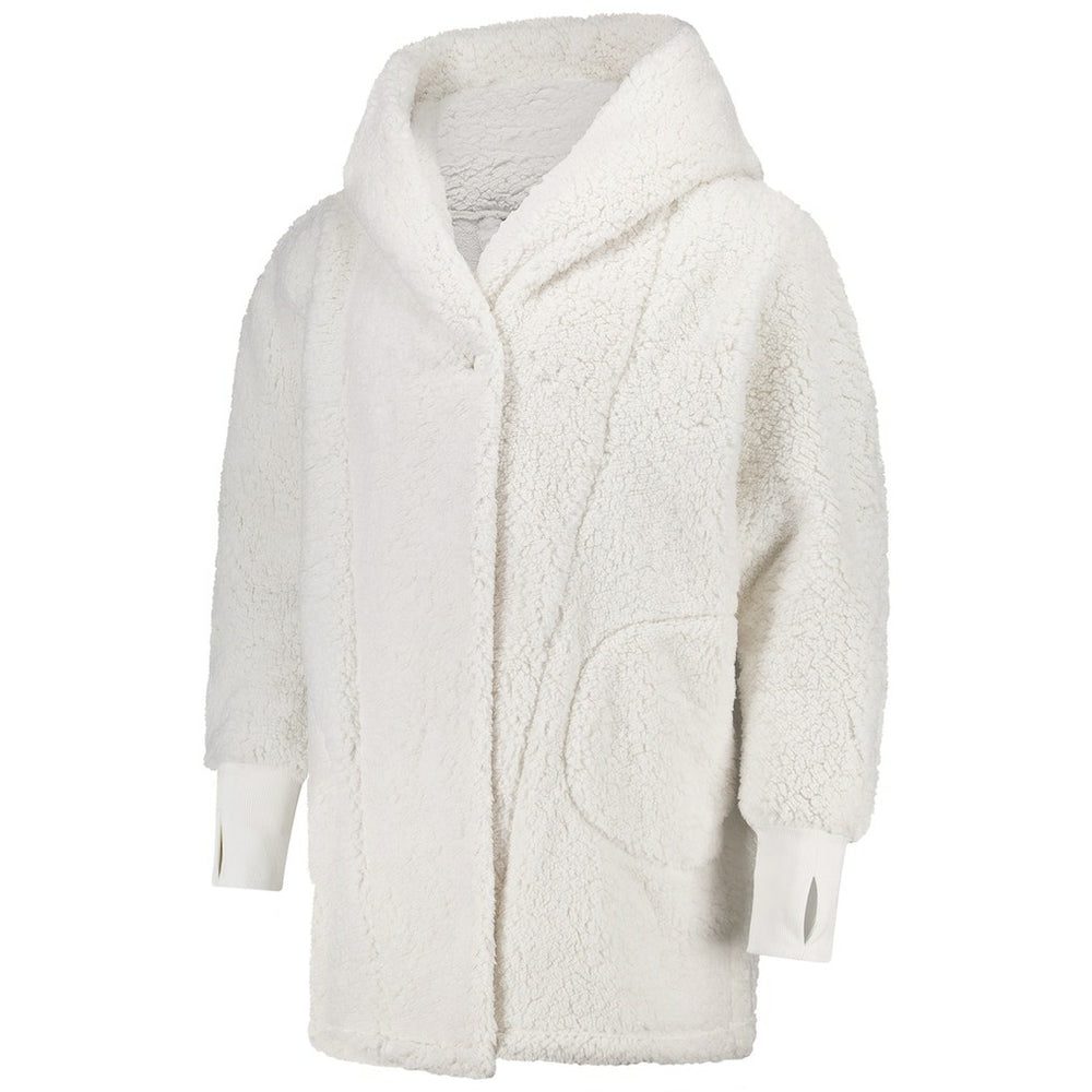 The Best Lounger in the World By Jill Martin Chicago Bulls Unisex Cream Oversized Open-Front Hoodie Sweater on sale New