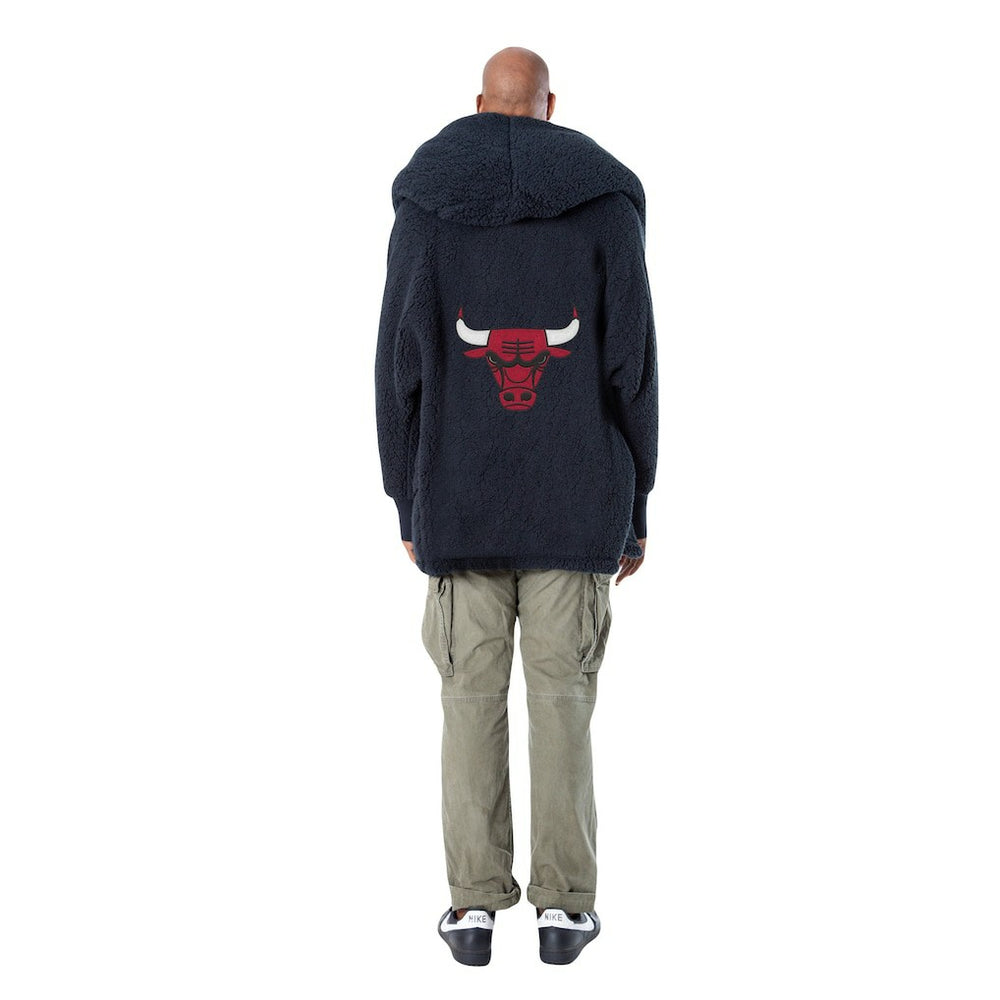 The Best Lounger in the World By Jill Martin Chicago Bulls Unisex Black Oversized Open-Front Hoodie Sweater cheap Online