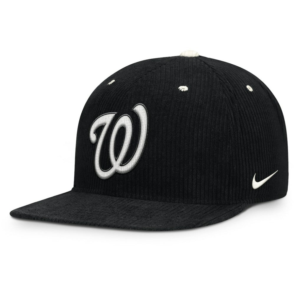 Washington Nationals Nike Pro Corduroy Structured Snapback Hat | MLB For sale