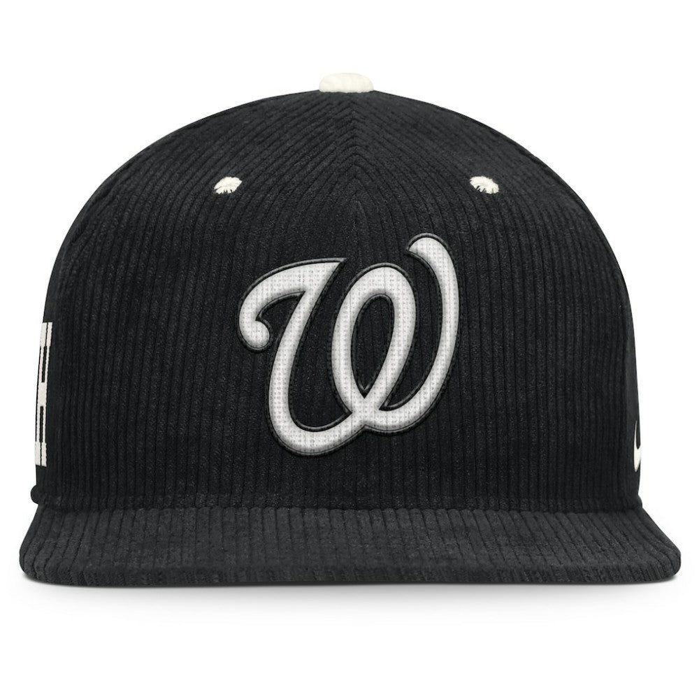 Washington Nationals Nike Pro Corduroy Structured Snapback Hat | MLB For sale