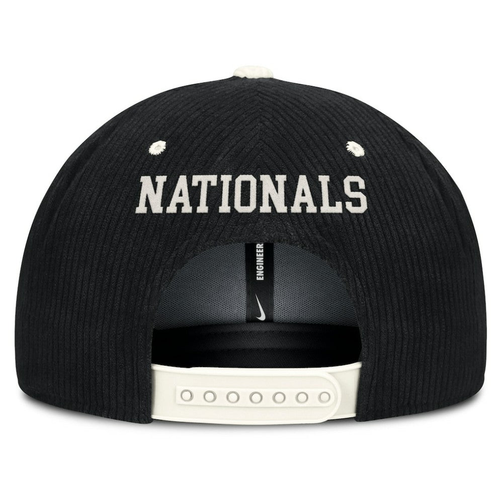 Washington Nationals Nike Pro Corduroy Structured Snapback Hat | MLB For sale