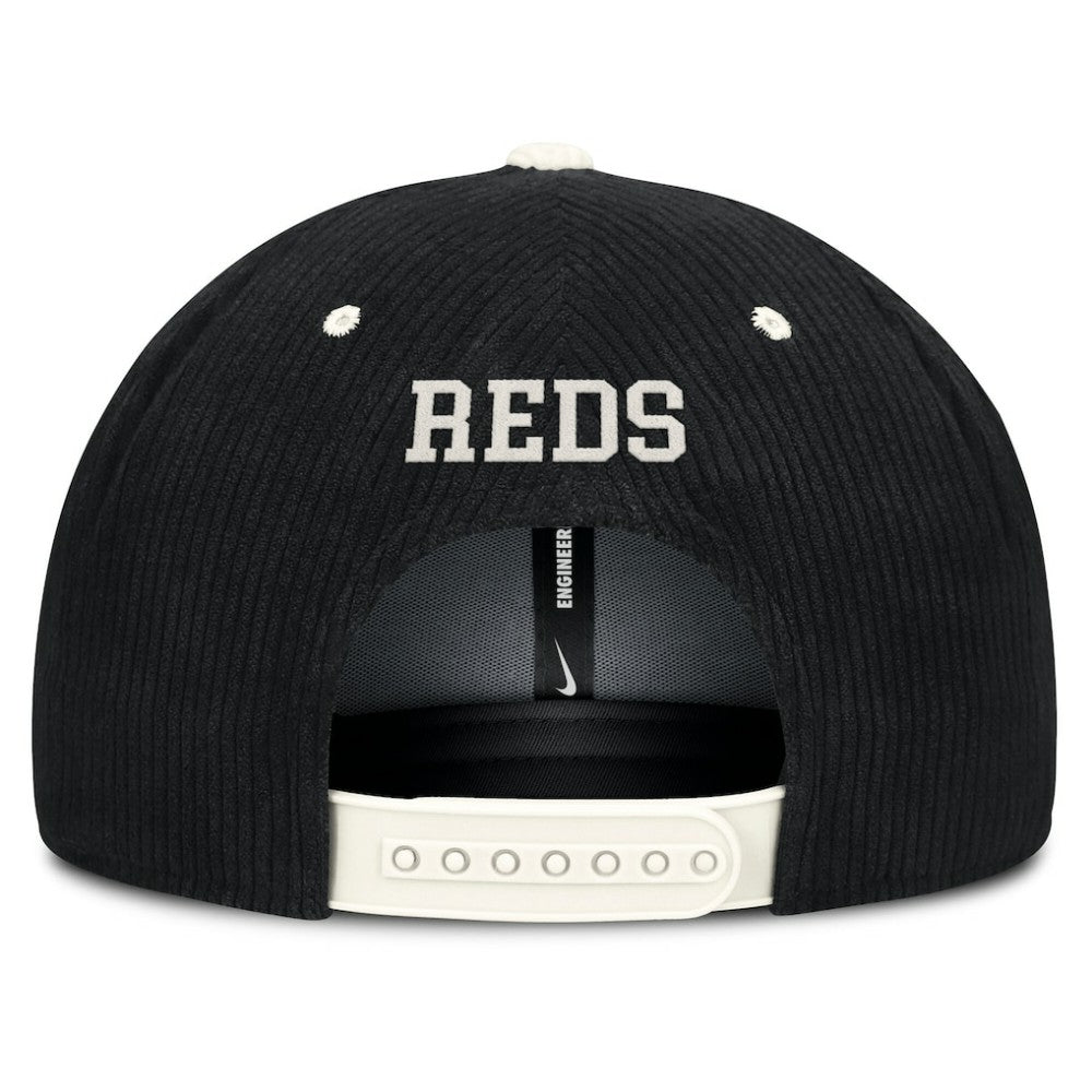 Cincinnati Reds Nike Pro Corduroy Structured Snapback Hat | MLB Online