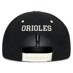 Baltimore Orioles Nike Pro Corduroy Structured Snapback Hat | MLB On Sale
