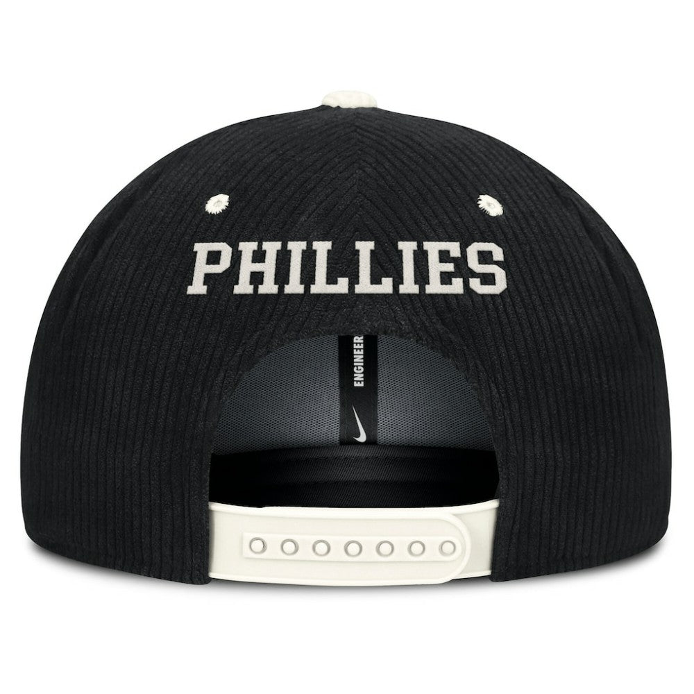 Philadelphia Phillies Nike Pro Corduroy Structured Snapback Hat | MLB US