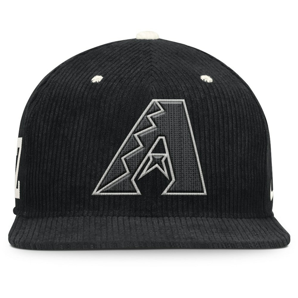 Arizona Diamondbacks Nike Pro Corduroy Structured Snapback Hat | MLB For sale