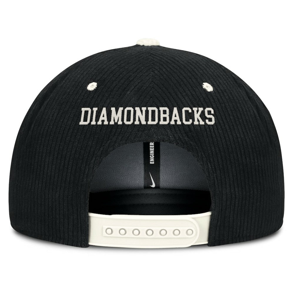 Arizona Diamondbacks Nike Pro Corduroy Structured Snapback Hat | MLB For sale