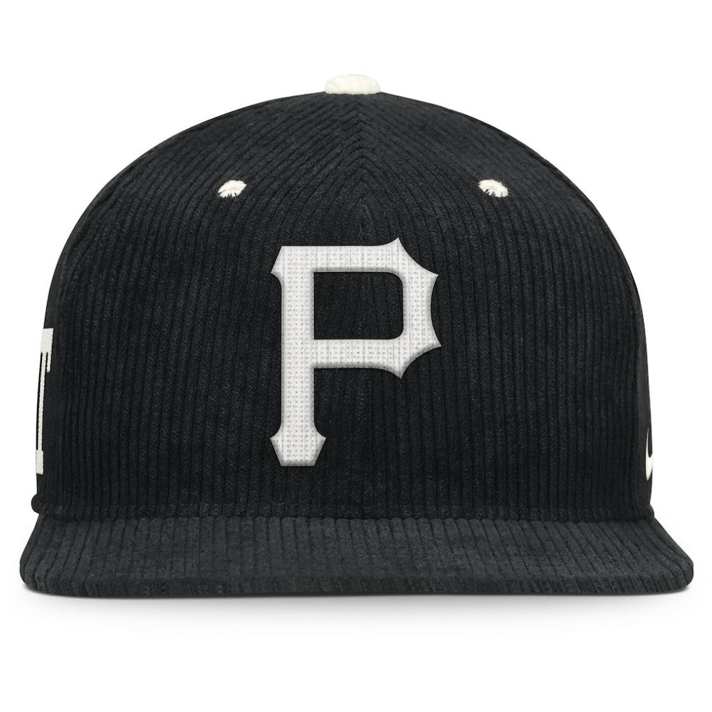 Pittsburgh Pirates Nike Pro Corduroy Structured Snapback Hat | MLB Sale