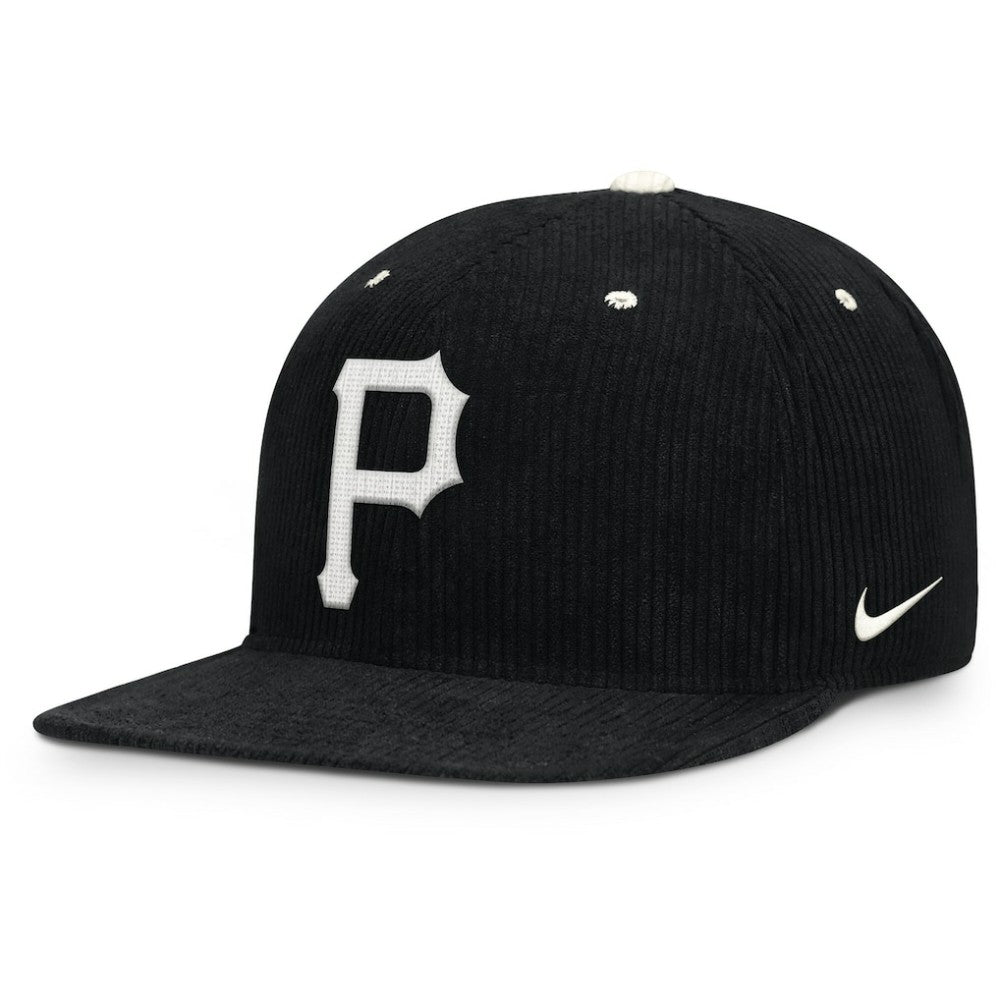 Pittsburgh Pirates Nike Pro Corduroy Structured Snapback Hat | MLB Sale