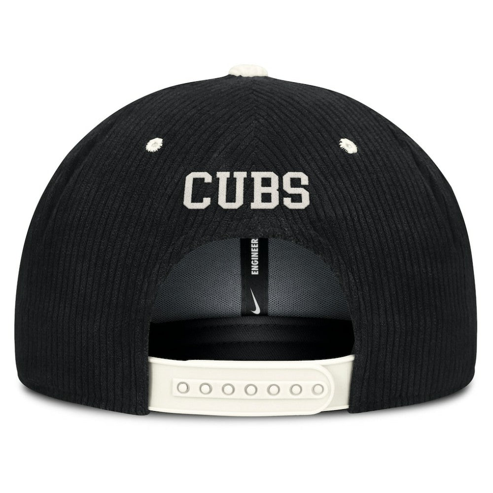 Chicago Cubs Nike Pro Corduroy Structured Snapback Hat | MLB Sale