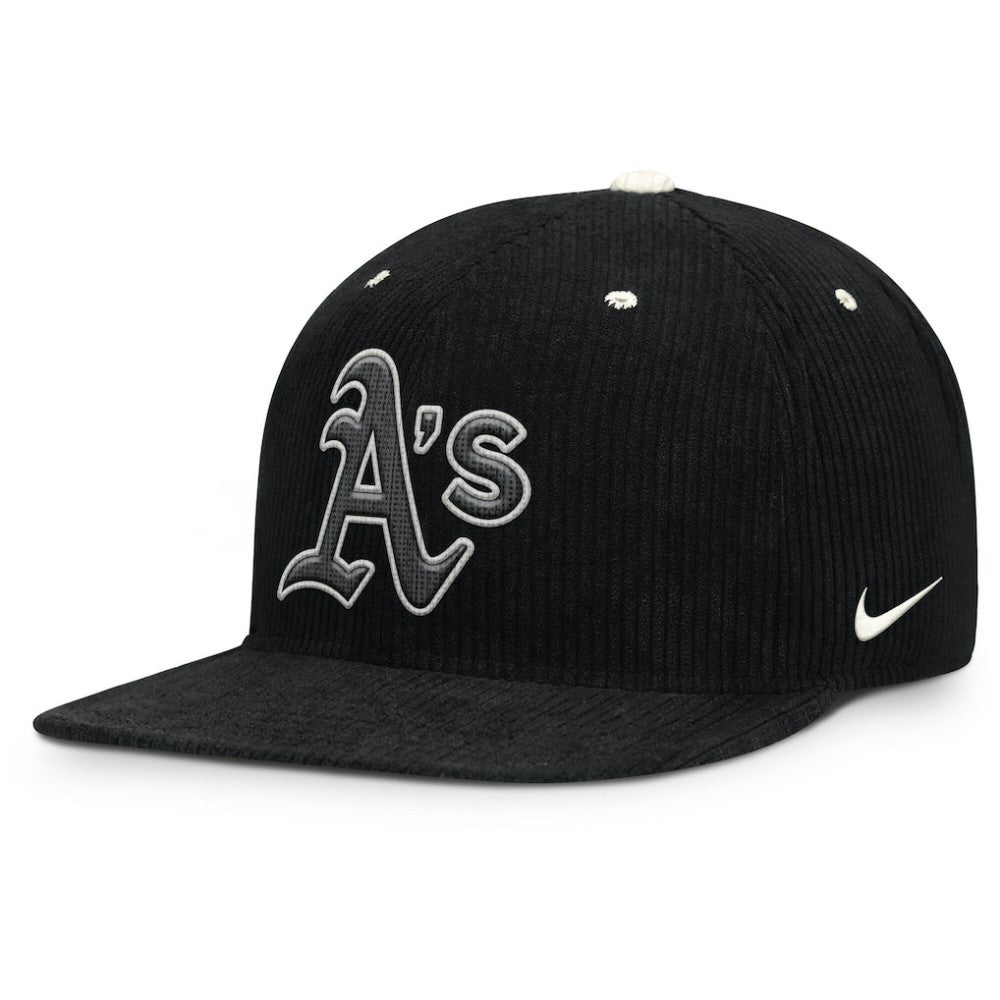Athletics Nike Pro Corduroy Structured Snapback Hat | MLB For sale
