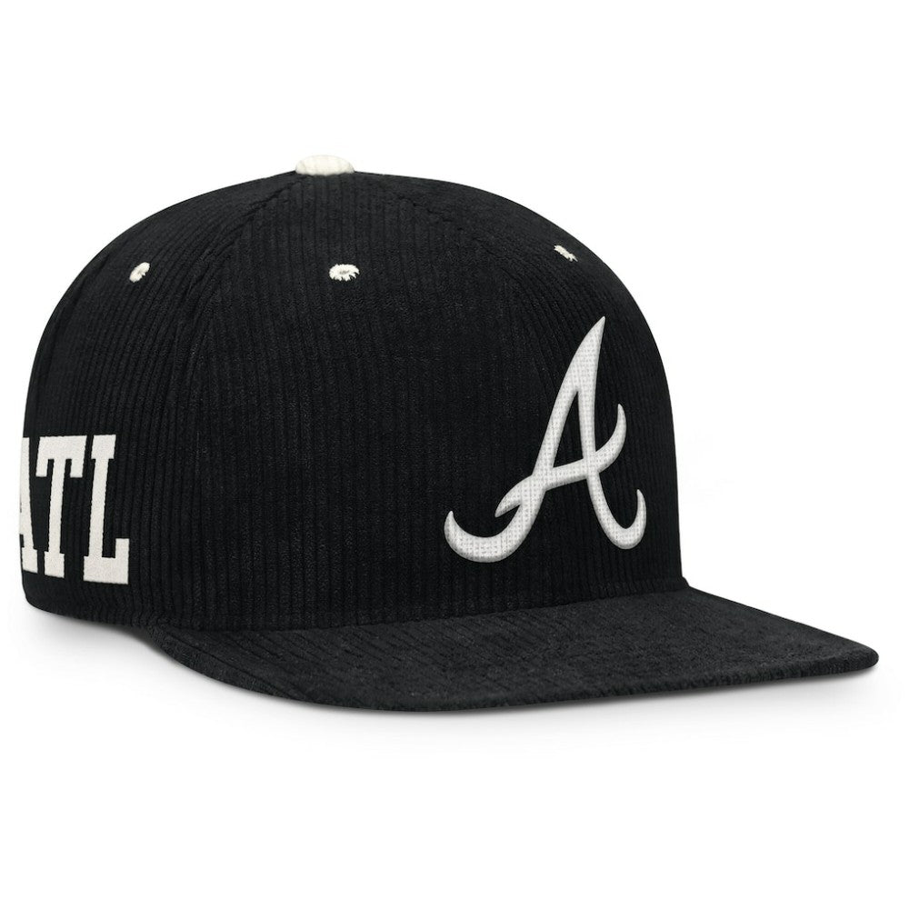 Atlanta Braves Nike Pro Corduroy Structured Snapback Hat | MLB Discount