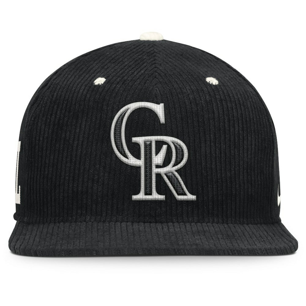 Colorado Rockies Nike Pro Corduroy Structured Snapback Hat | MLB US