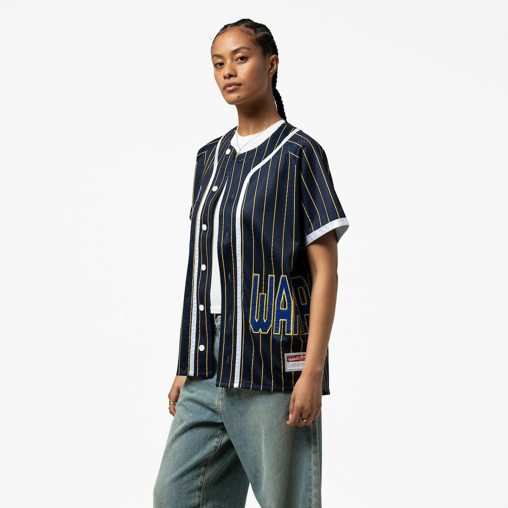 Golden State Warriors x DANNIJO Women's Fashion Baseball Jersey sale Online