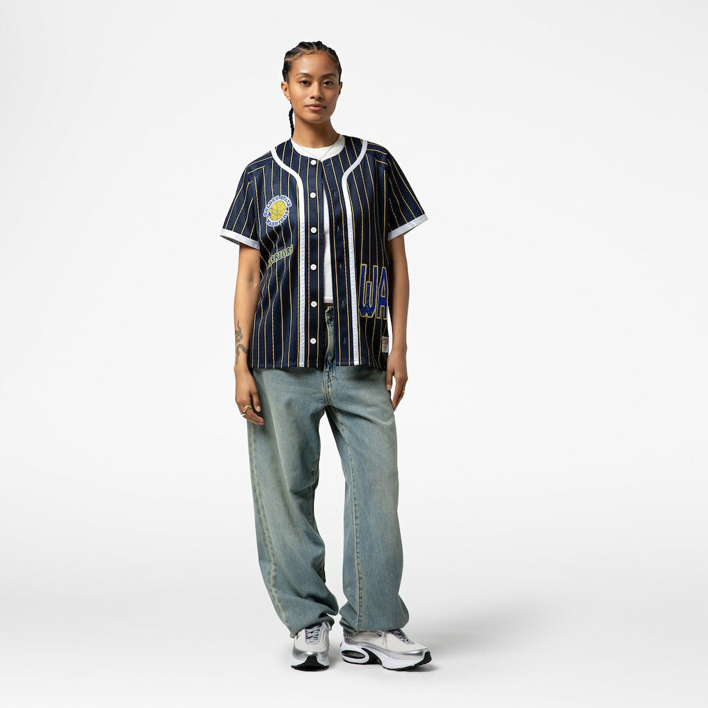 Golden State Warriors x DANNIJO Women's Fashion Baseball Jersey sale Online