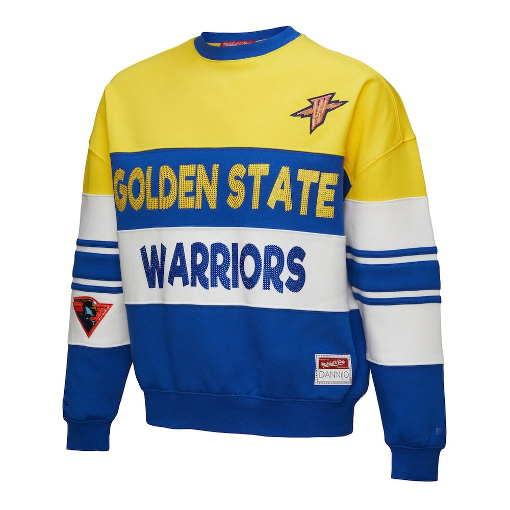 Golden State Warriors x DANNIJO Women's Blocked Pullover Sweatshirt sale Online