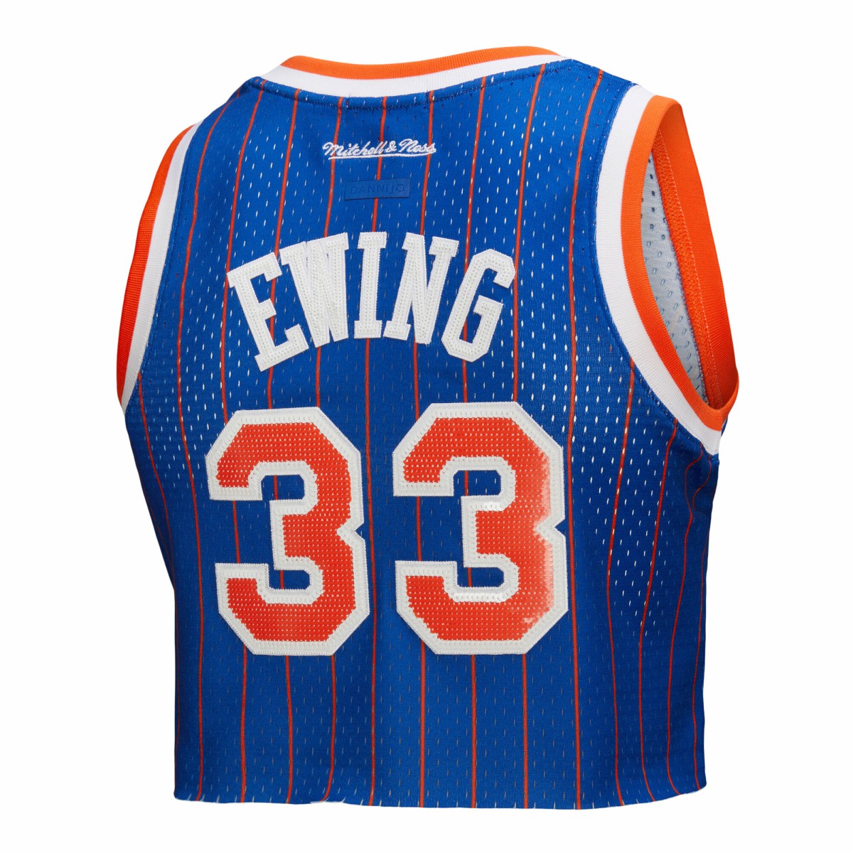 Patrick Ewing New York Knicks x DANNIJO Women's Fashion Cropped Basketball Jersey On Sale