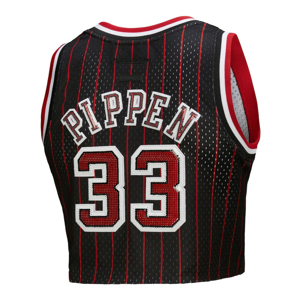 Scottie Pippen Chicago Bulls x DANNIJO Women's Fashion Cropped Basketball Jersey sale On Sale