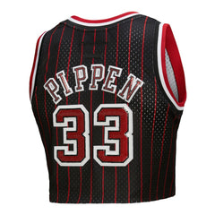 Scottie Pippen Chicago Bulls x DANNIJO Women's Fashion Cropped Basketball Jersey sale On Sale
