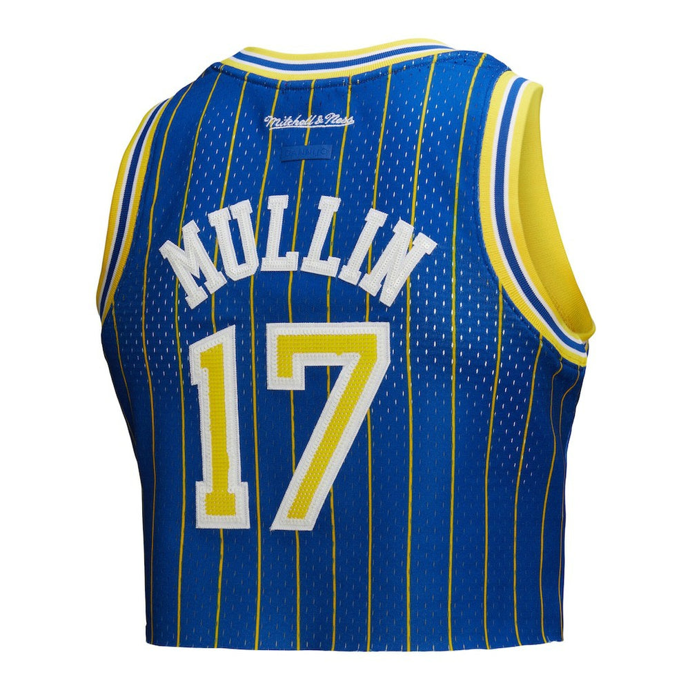 Chris Mullin Golden State Warriors x DANNIJO Women's Fashion Cropped Basketball Jersey sale On Sale