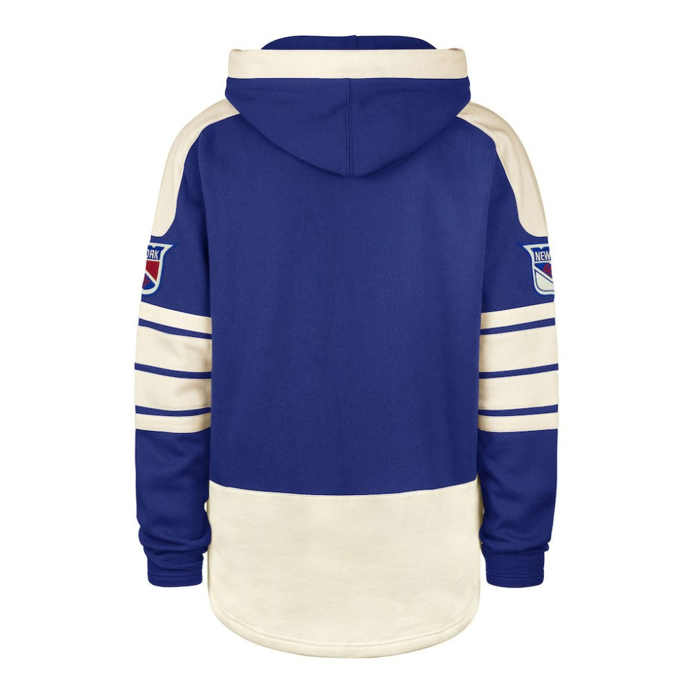 New York Rangers '47 Blue Line Heritage Lacer Pullover Hoodie Sale