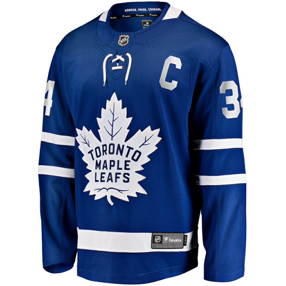 Auston Matthews Toronto Maple Leafs Fanatics Captain Patch Home Breakaway Player Jersey Outlet