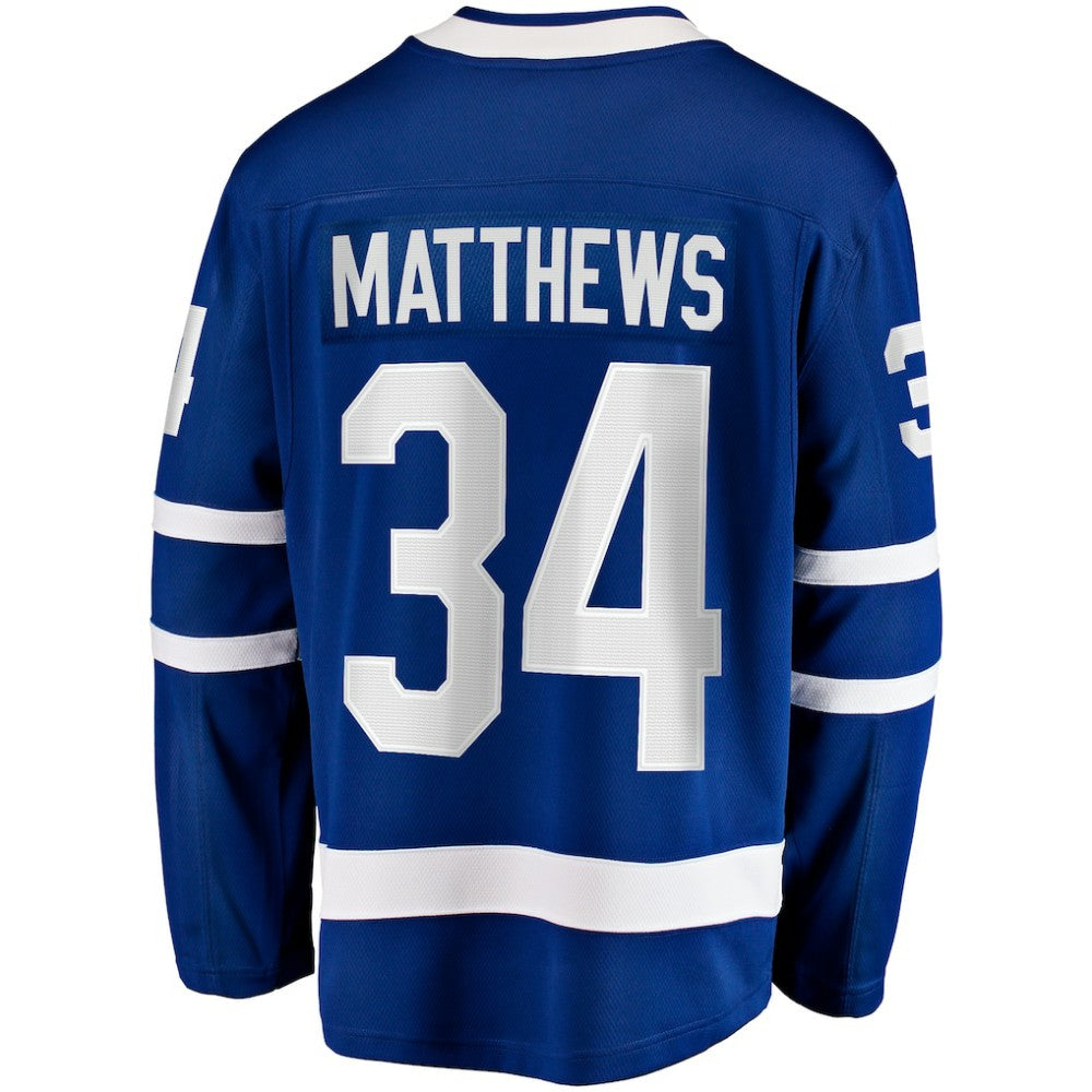 Auston Matthews Toronto Maple Leafs Fanatics Captain Patch Home Breakaway Player Jersey Outlet