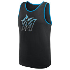 Miami Marlins Logo Athletic Unmatched Success Tank Top | MLB New