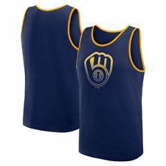 Milwaukee Brewers Logo Athletic Unmatched Success Tank Top | MLB Outlet