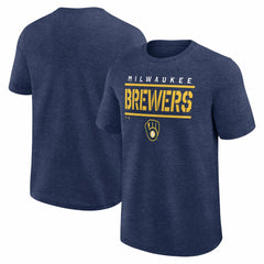 Milwaukee Brewers Logo Athletic Top Notch T-Shirt | MLB US