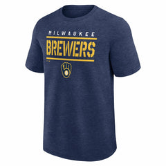 Milwaukee Brewers Logo Athletic Top Notch T-Shirt | MLB US