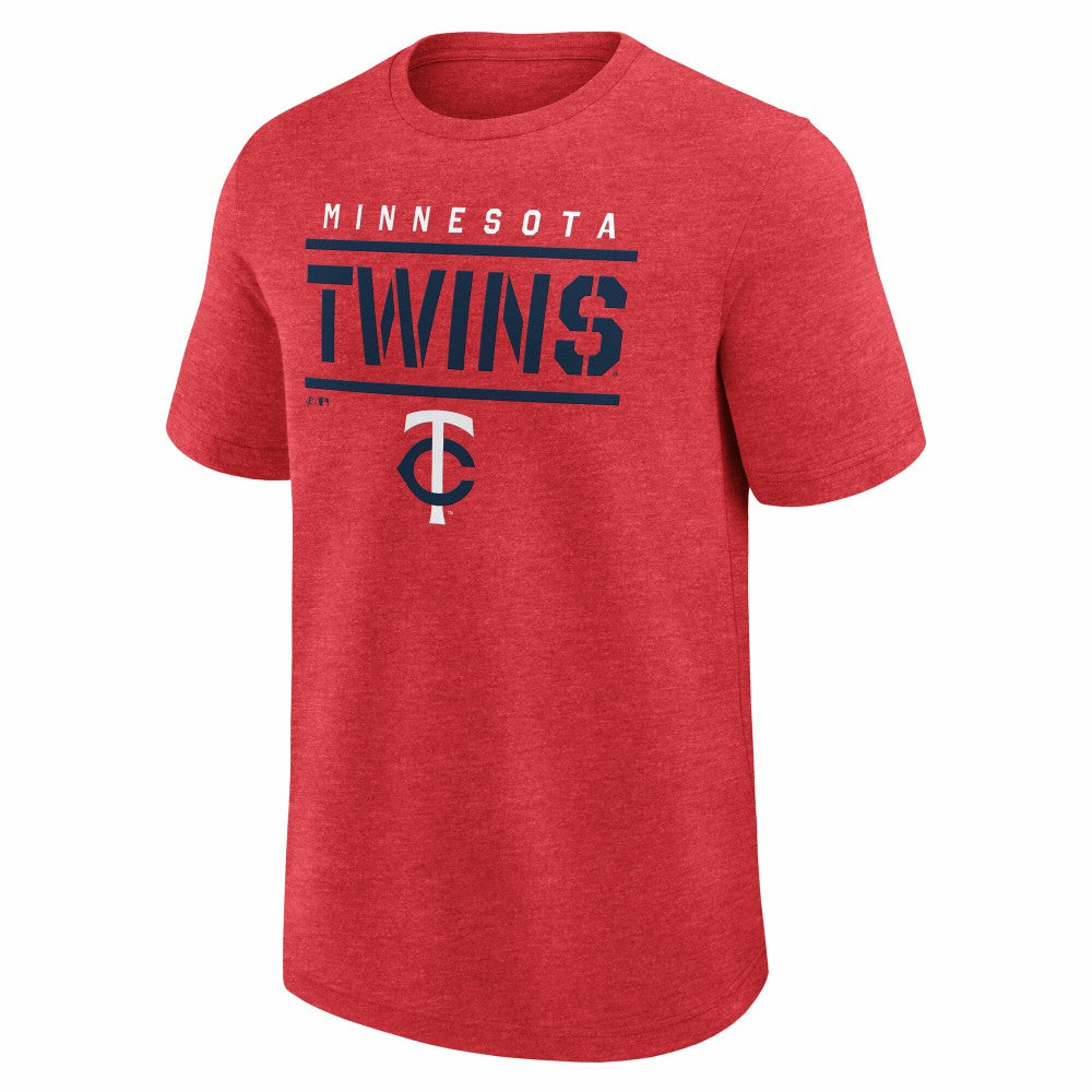 Minnesota Twins Logo Athletic Top Notch T-Shirt | MLB Online