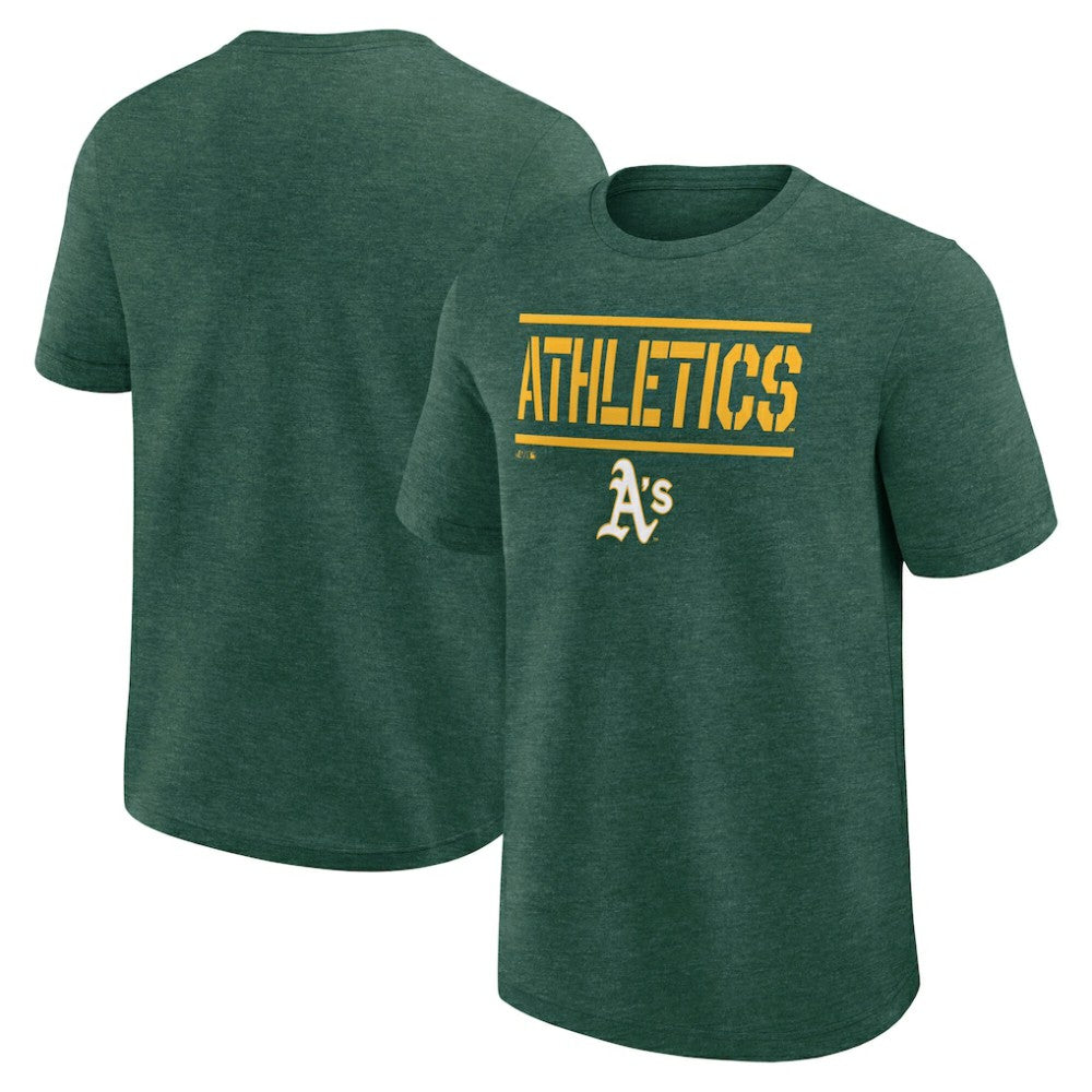 Athletics Logo Athletic Top Notch T-Shirt | MLB Discount