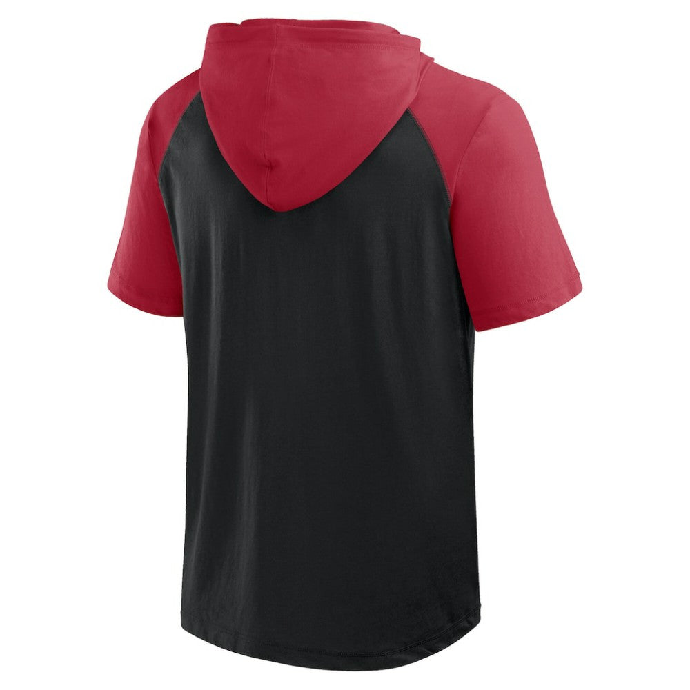 Arizona Diamondbacks Logo Athletic Prime Raglan Short Sleeve Hoodie T-Shirt | MLB Online