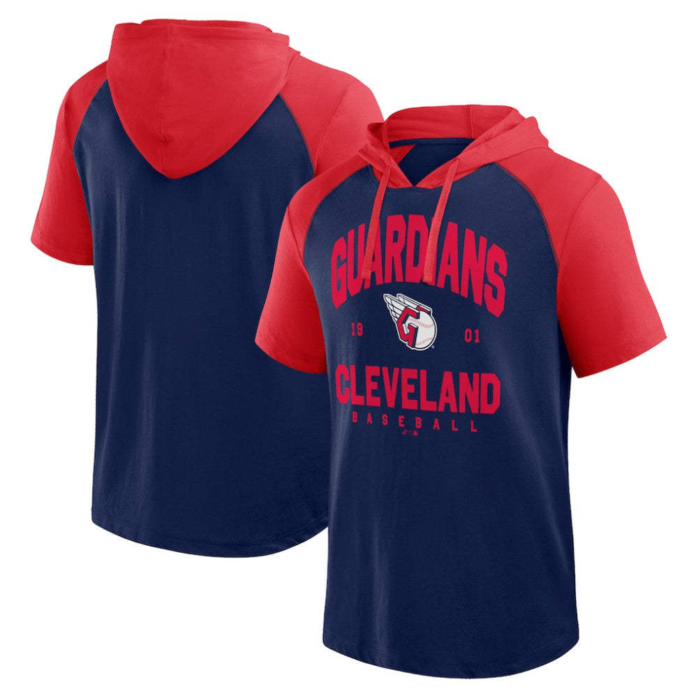 Cleveland Guardians Logo Athletic Prime Hoodie T-Shirt | MLB New