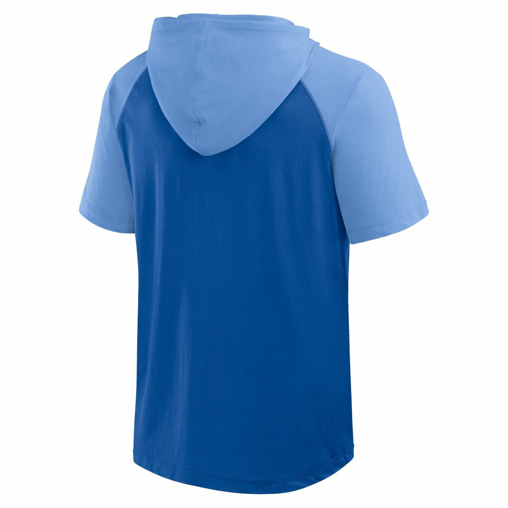 Kansas City Royals Logo Athletic Prime Raglan Short Sleeve Hoodie T-Shirt | MLB Near me