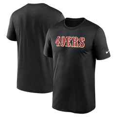 San Francisco 49ers Nike Primetime Legend Wordmark Performance T-Shirt