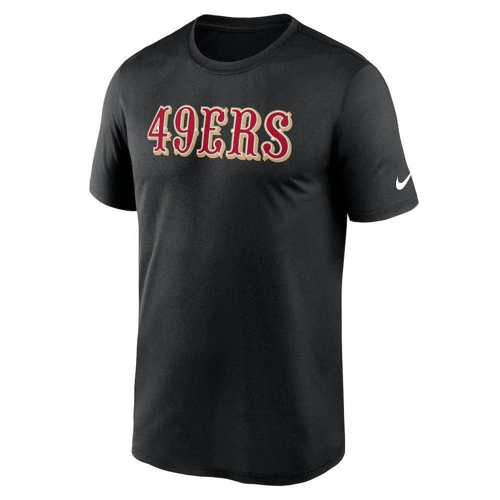 San Francisco 49ers Nike Primetime Legend Wordmark Performance T-Shirt