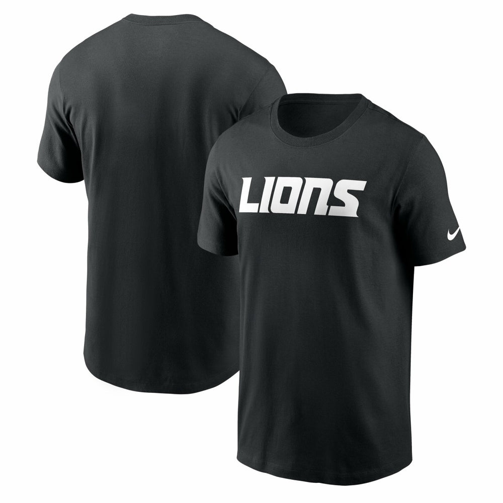 Detroit Lions Nike Primetime Wordmark Essential T-Shirt