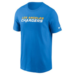 Los Angeles Chargers Nike Primetime Wordmark Essential T-Shirt