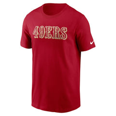 San Francisco 49ers Nike Primetime Wordmark Essential T-Shirt