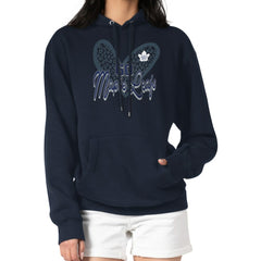 Toronto Maple Leafs G-III 4Her by Carl Banks Women's Animal Print Heart Fleece Pullover Hoodie Sale