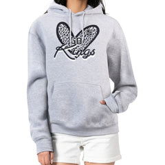Los Angeles Kings G-III 4Her by Carl Banks Women's Animal Print Heart Fleece Pullover Hoodie Discount