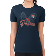 Florida Panthers G-III 4Her by Carl Banks Women's Super-Slim Fit Lightweight Animal Print Heart T-Shirt Outlet