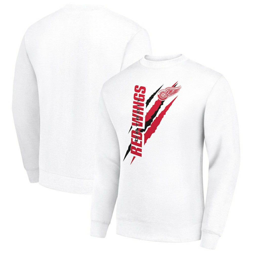 Detroit Red Wings Starter Color Scratch Pullover Sweatshirt Online